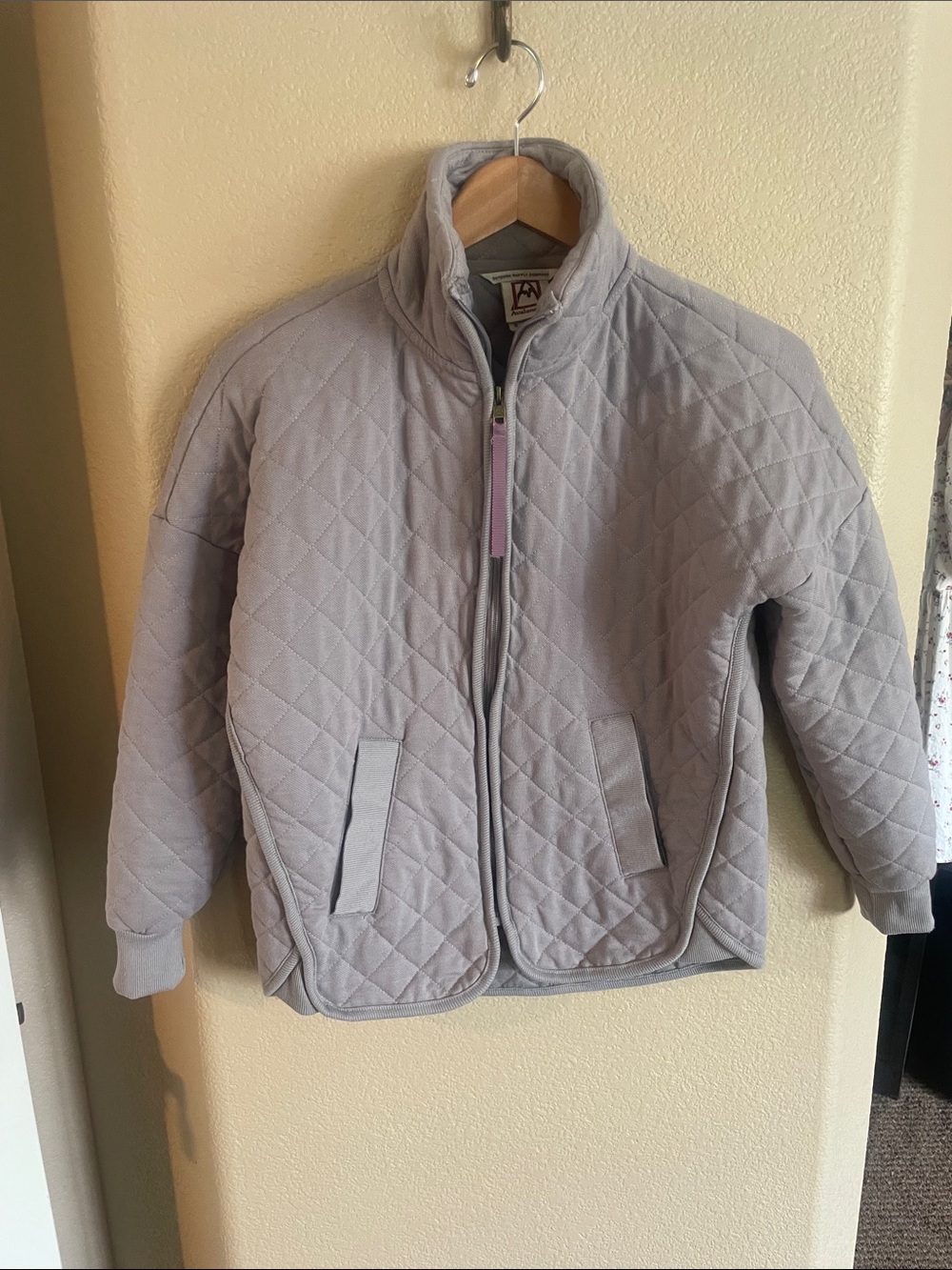 Avalanche Quilted Light Gray Women’s Jacket Size S